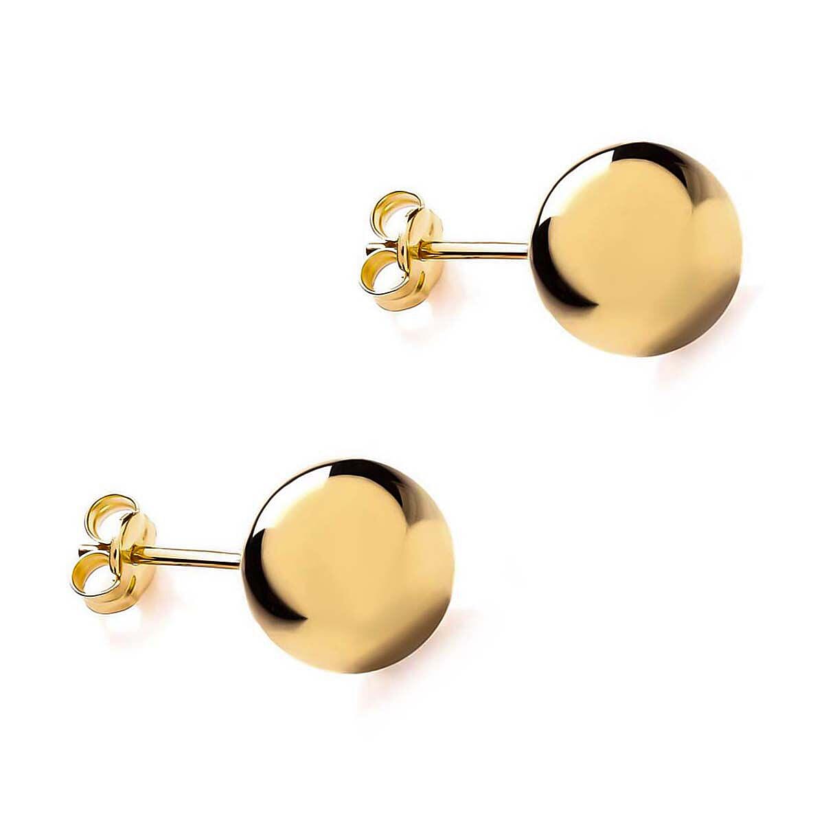 9K Yellow Gold  Earring,  Gold Wt. 0.7 Gms
