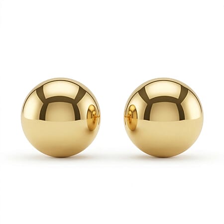 9K Yellow Gold 12mm Ball Stud Earrings 9K Yellow Gold 12mm Ball Stud Earrings