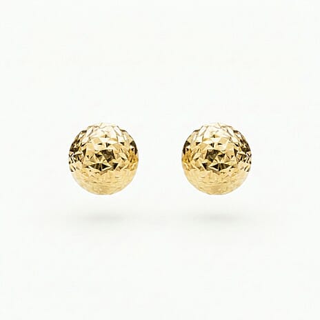 9K Yellow Gold  Earring,  Gold Wt. 1.1 Gms