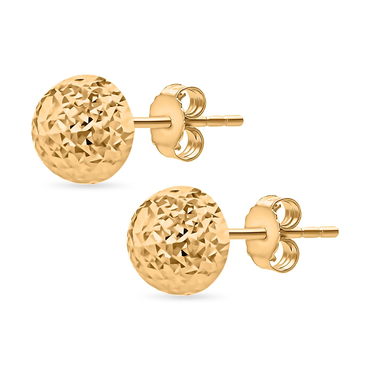 9K Yellow Gold  Earring,  Gold Wt. 1.1 Gms