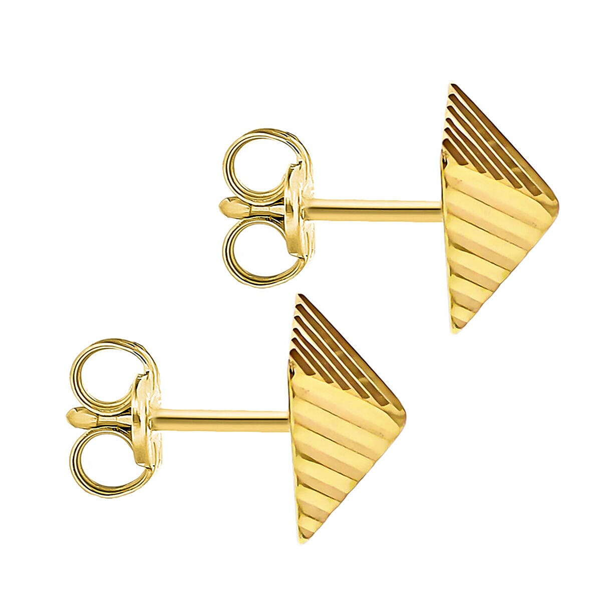 9K Yellow Gold  Earring,  Gold Wt. 0.55 Gms