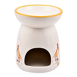 Diffuser (Size 11x11x14 cm) - Yellow & Cream