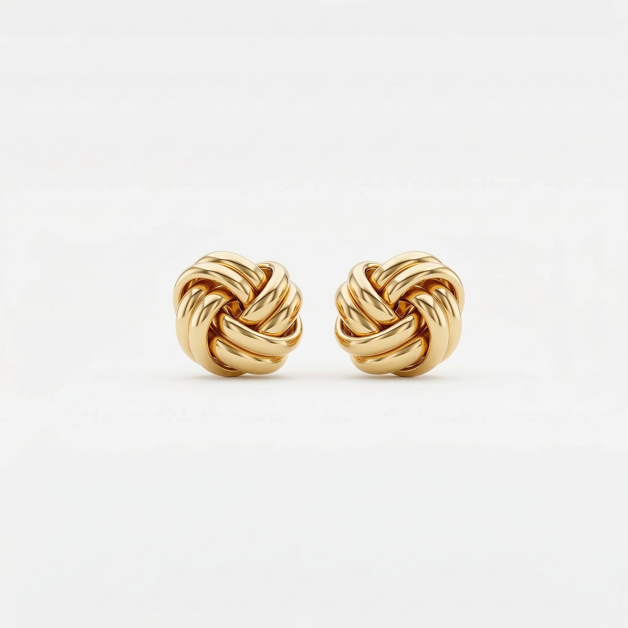 9K Yellow Gold  Earring,  Gold Wt. 0.9 Gms