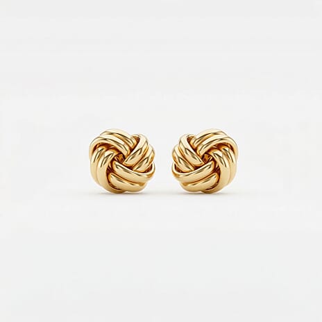 9K Yellow Gold  Earring,  Gold Wt. 0.9 Gms