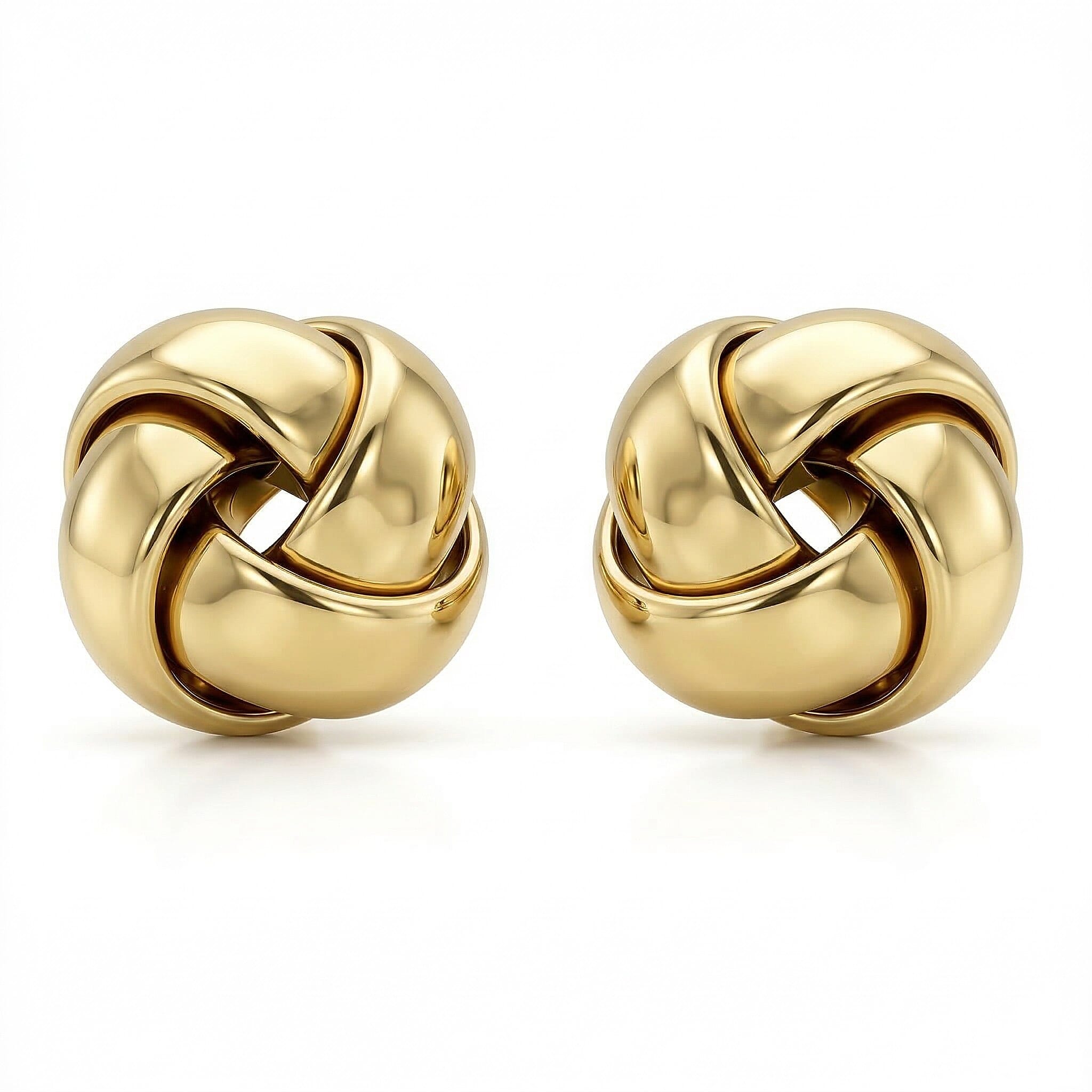 9K Yellow Gold  Earring,  Gold Wt. 0.9 Gms