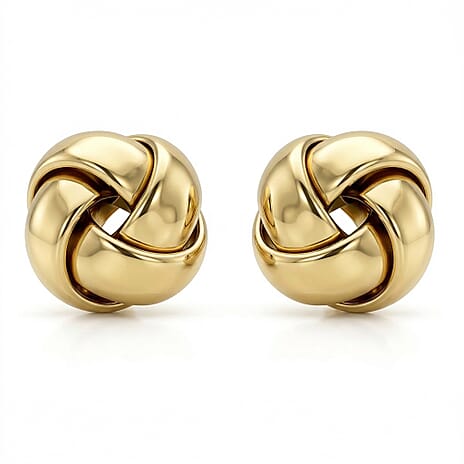 9K Yellow Gold  Earring,  Gold Wt. 0.9 Gms