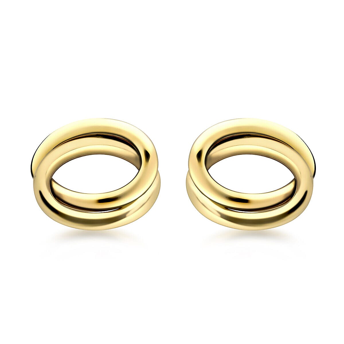 9K Yellow Gold  Earring,  Gold Wt. 0.9 Gms