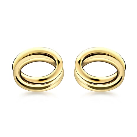 9K Yellow Gold  Earring,  Gold Wt. 0.9 Gms