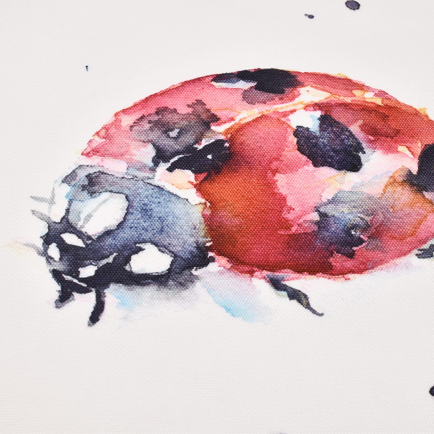 COUNTRY LIFE - Ladybirds Cushion - Red & Cream