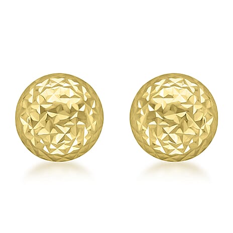9K Yellow Gold  Earring,  Gold Wt. 0.65 Gms
