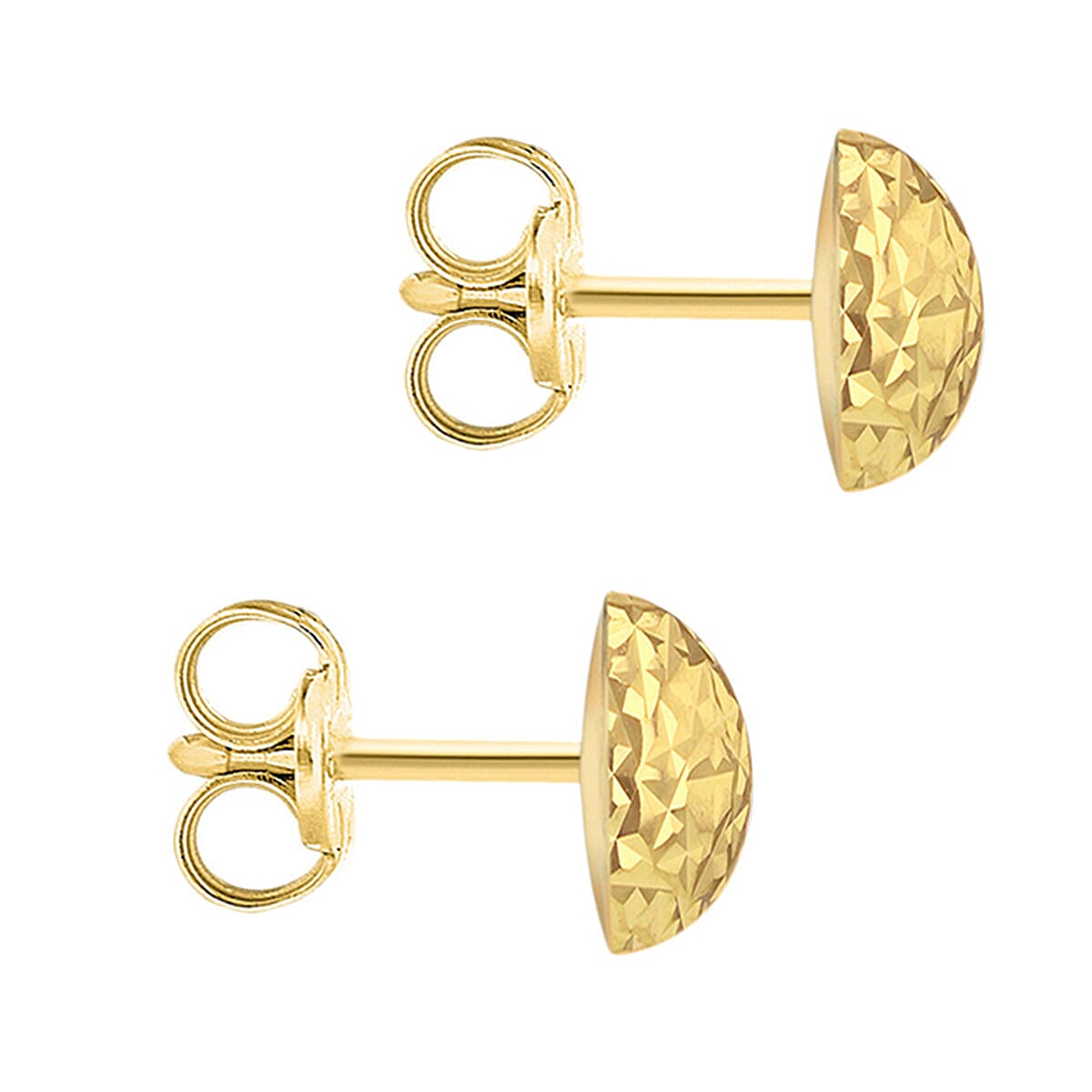 9K Yellow Gold  Earring,  Gold Wt. 0.65 Gms