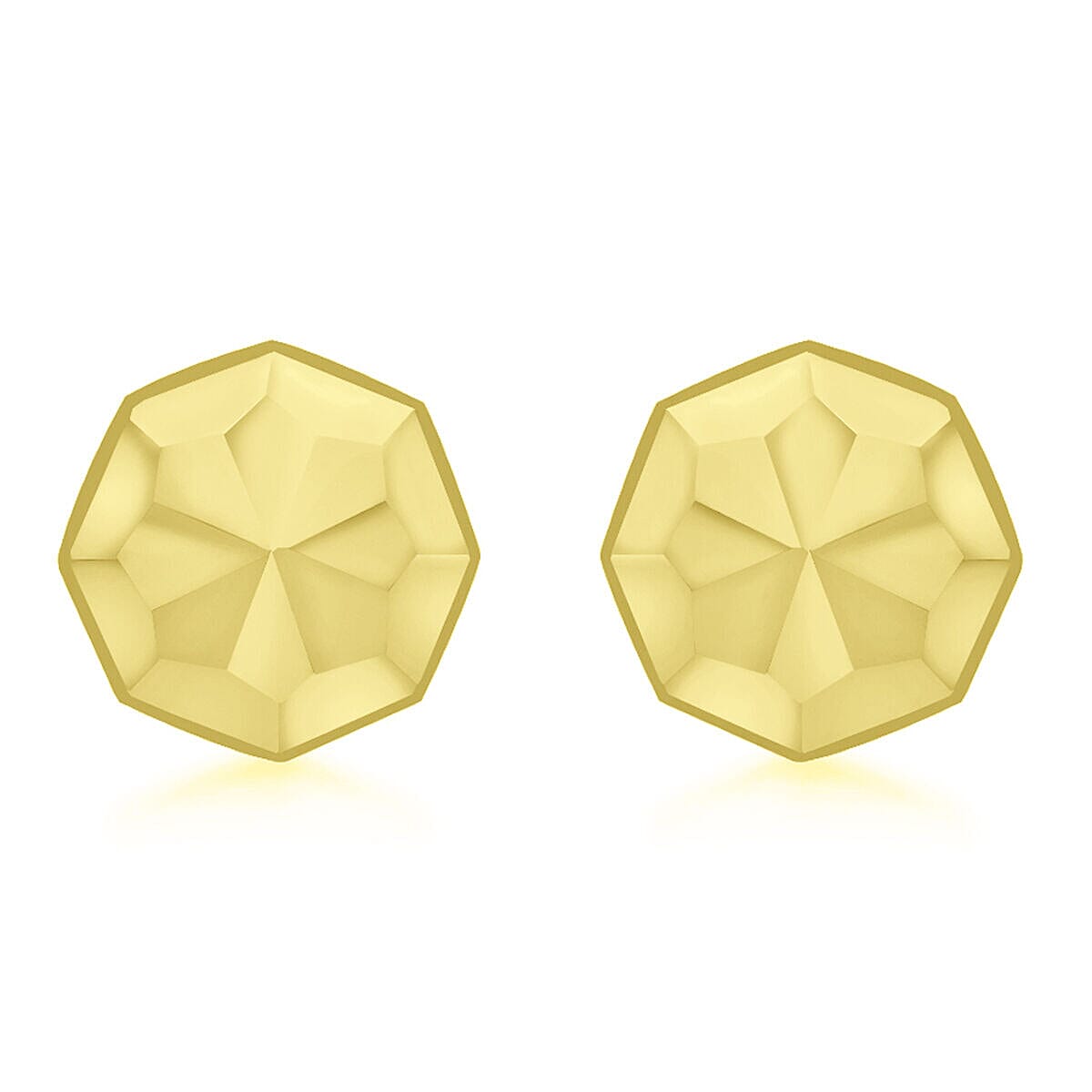 9K Yellow Gold  Earring,  Gold Wt. 0.57 Gms