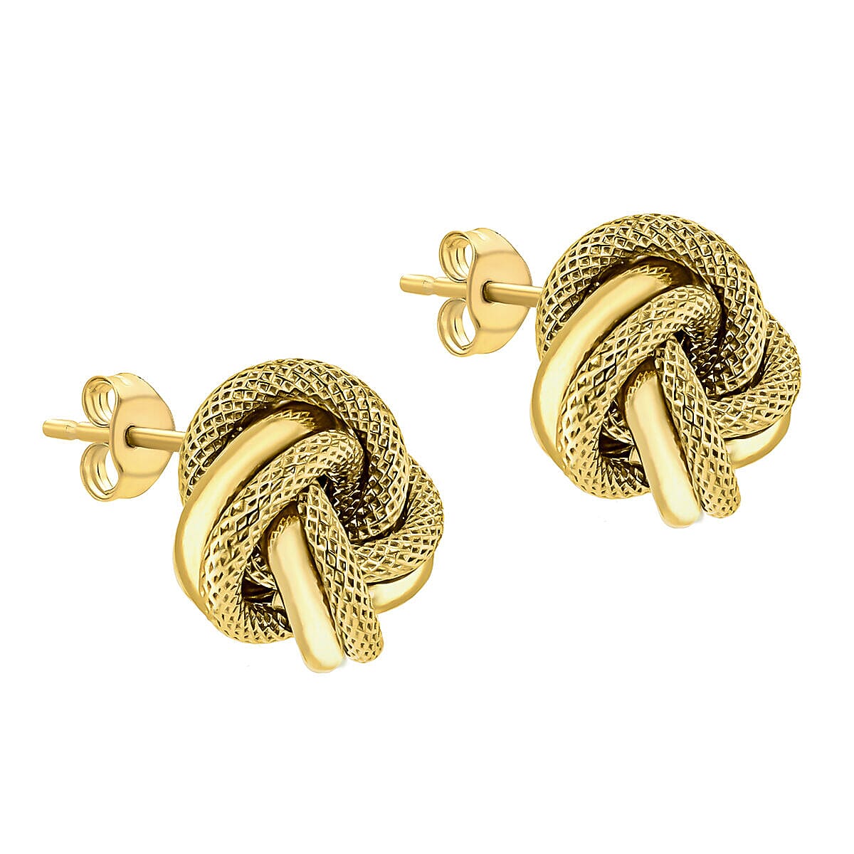 9K Yellow Gold  Earring,  Gold Wt. 1.2 Gms