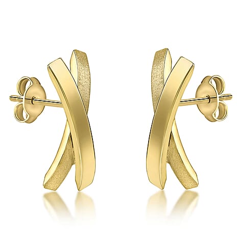 9K Yellow Gold  Earring,  Gold Wt. 0.59 Gms