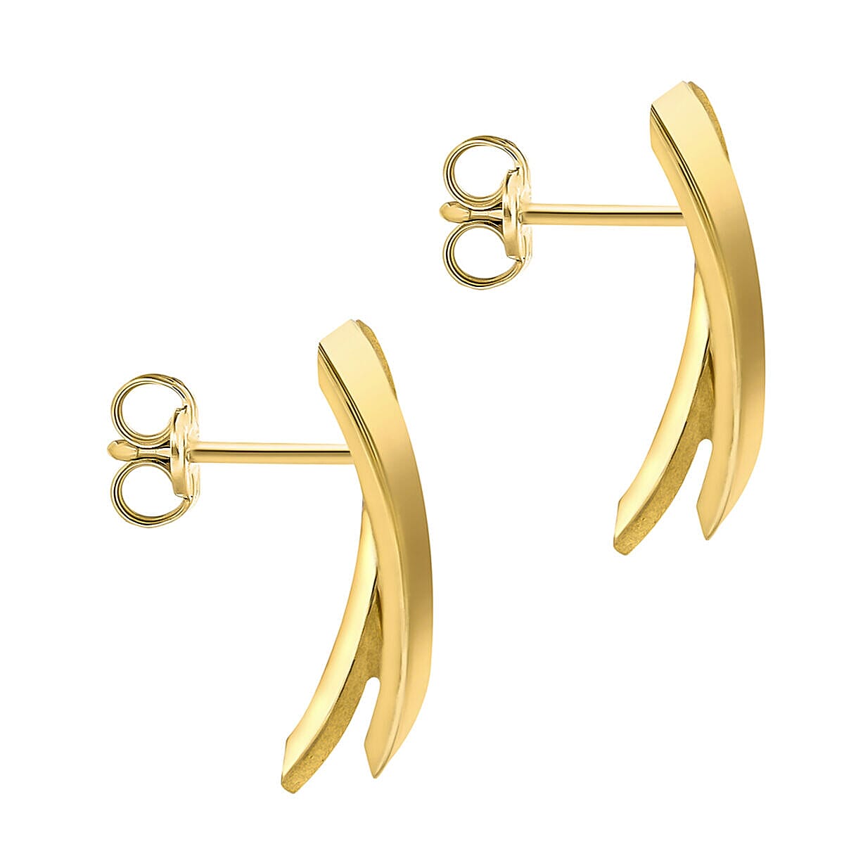9K Yellow Gold  Earring,  Gold Wt. 0.59 Gms