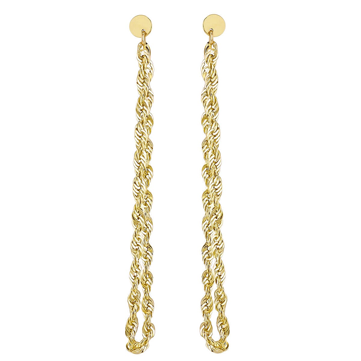 9K Yellow Gold  Earring,  Gold Wt. 1.1 Gms