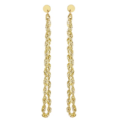 9K Yellow Gold  Earring,  Gold Wt. 1.1 Gms