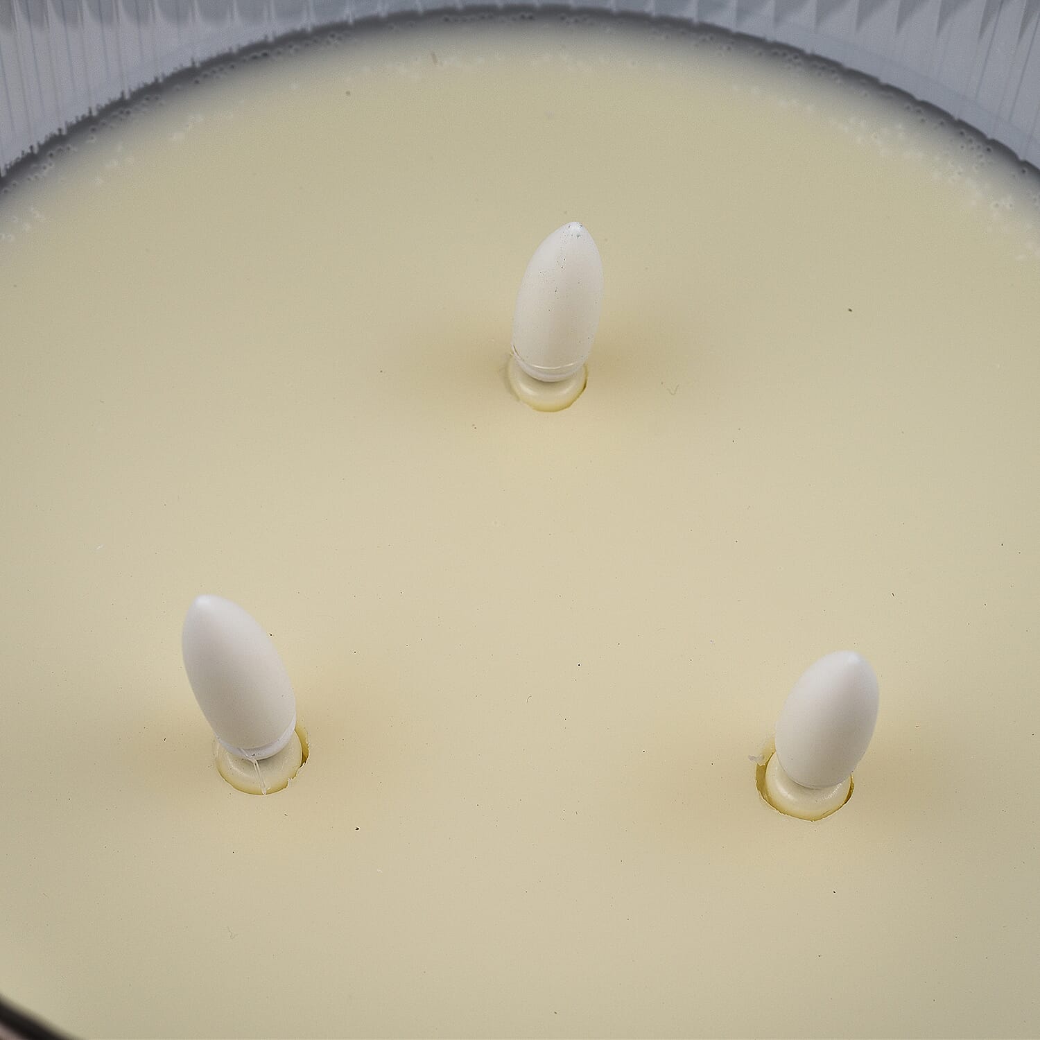 Candle Set (Size 15x15x15 cm) - Gray