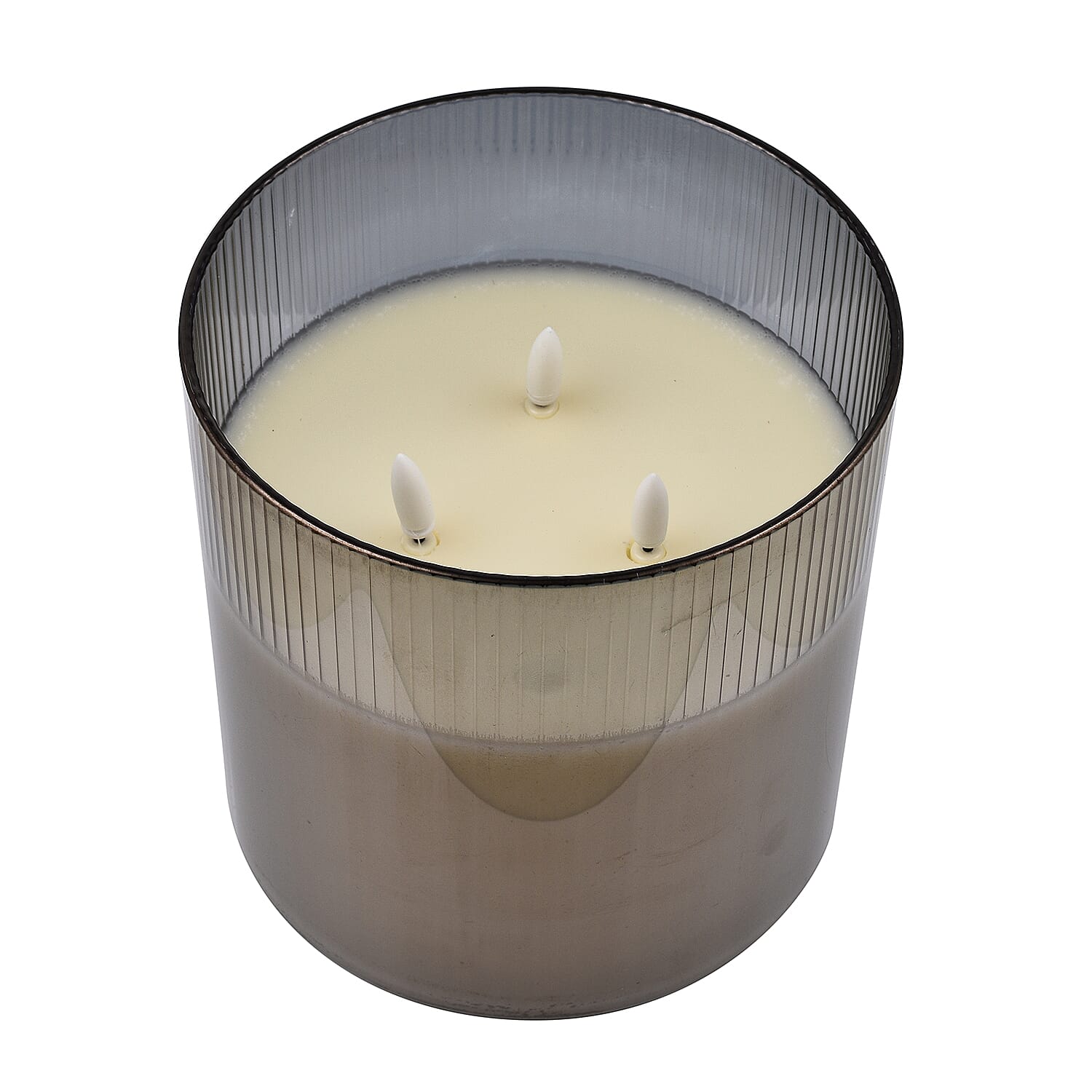 Candle Set (Size 15x15x15 cm) - Gray