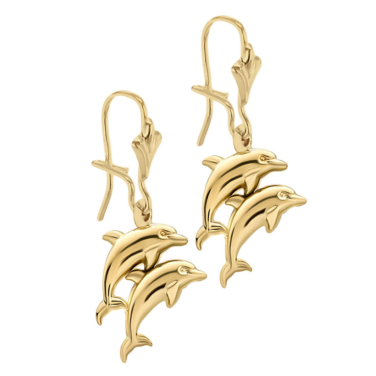 9K Yellow Gold  Earring,  Gold Wt. 1.7 Gms