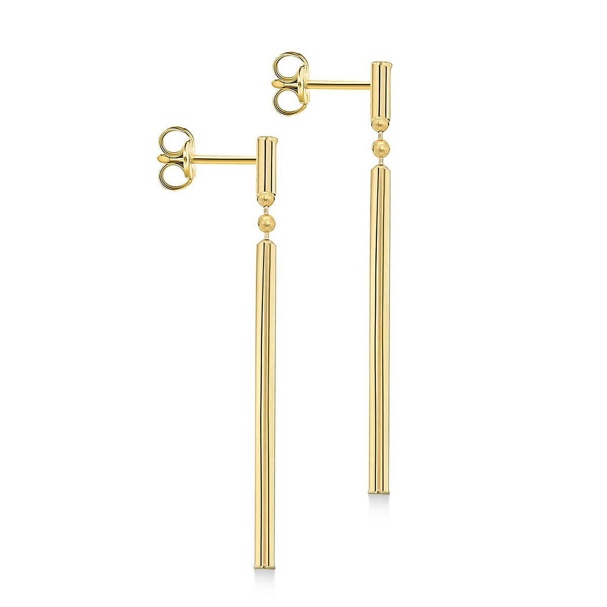 9K Yellow Gold  Earring,  Gold Wt. 1.1 Gms