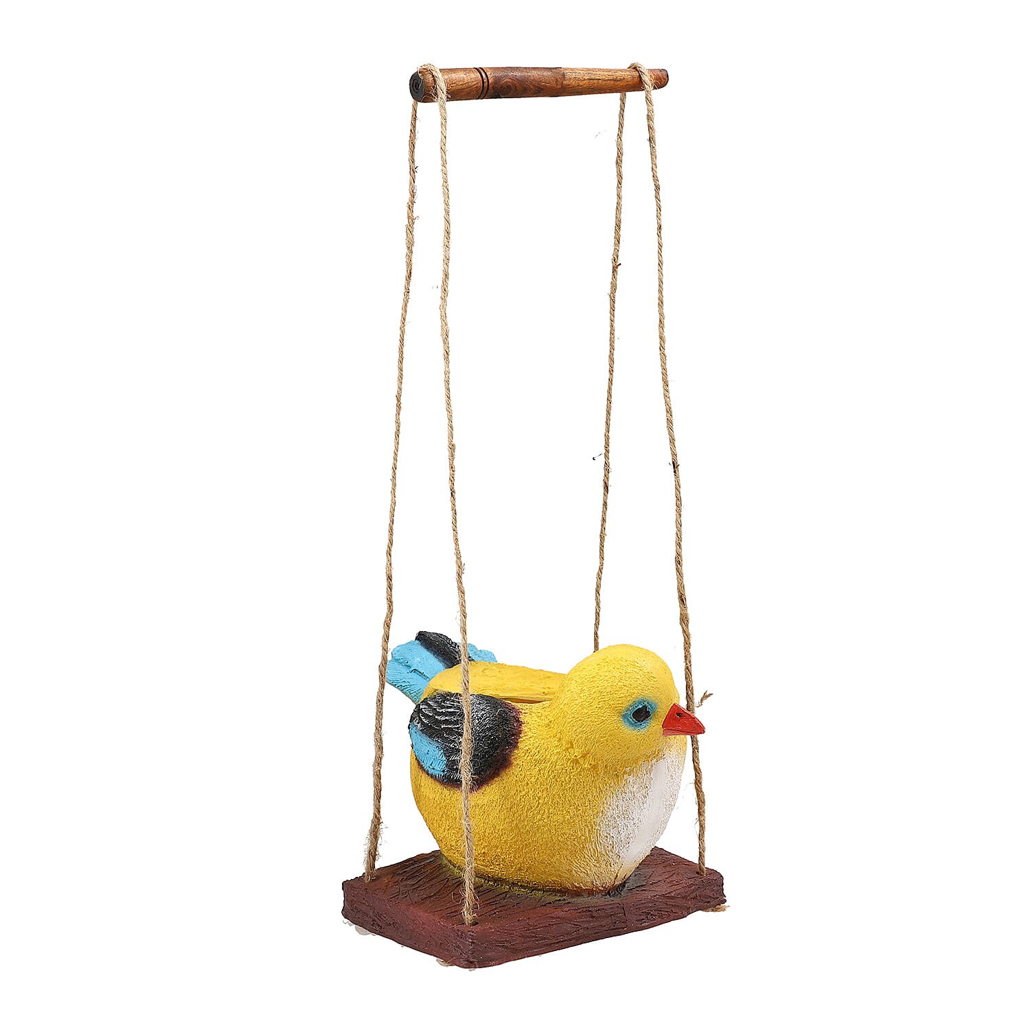 Hanging Garden Decoration Bird (Length 34 cm) - Yellow