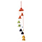 Ceramic Hanging 8 Bells in Gift Box - Multi Colour