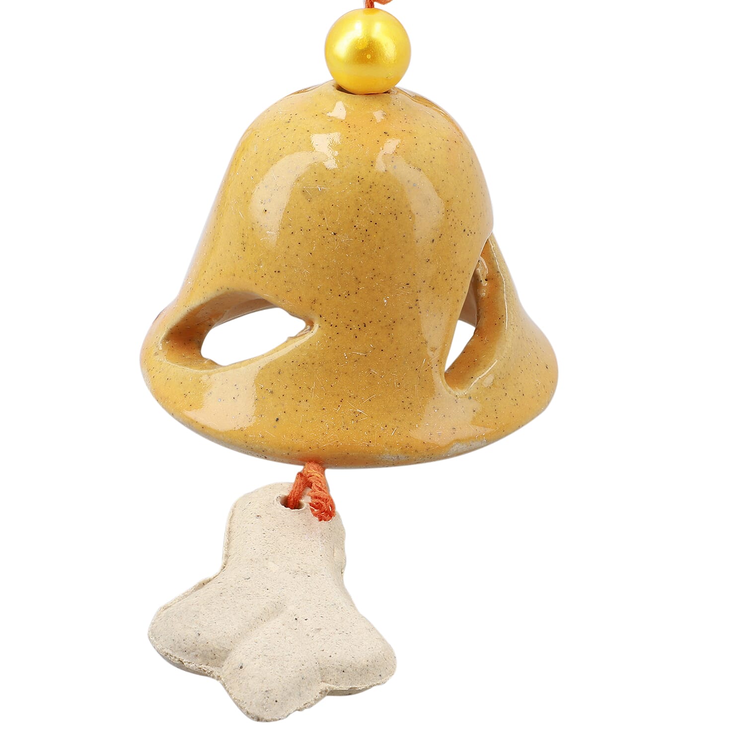 Ceramic Hanging 8 Bells in Gift Box - Multi Colour