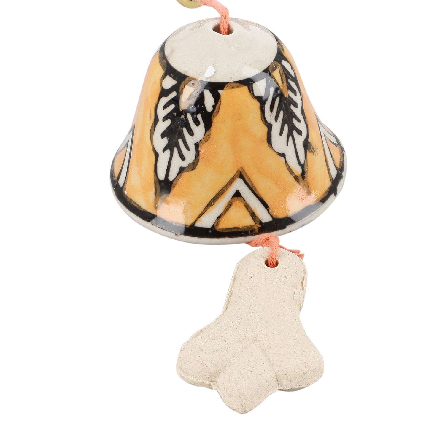 Ceramic Hanging 8 Bells in Gift Box - Blue, Orange and Green