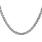 Sterling Silver Necklace (Size - 20) With Spring Ring Clasp, Silver Wt. 44.5 Gms