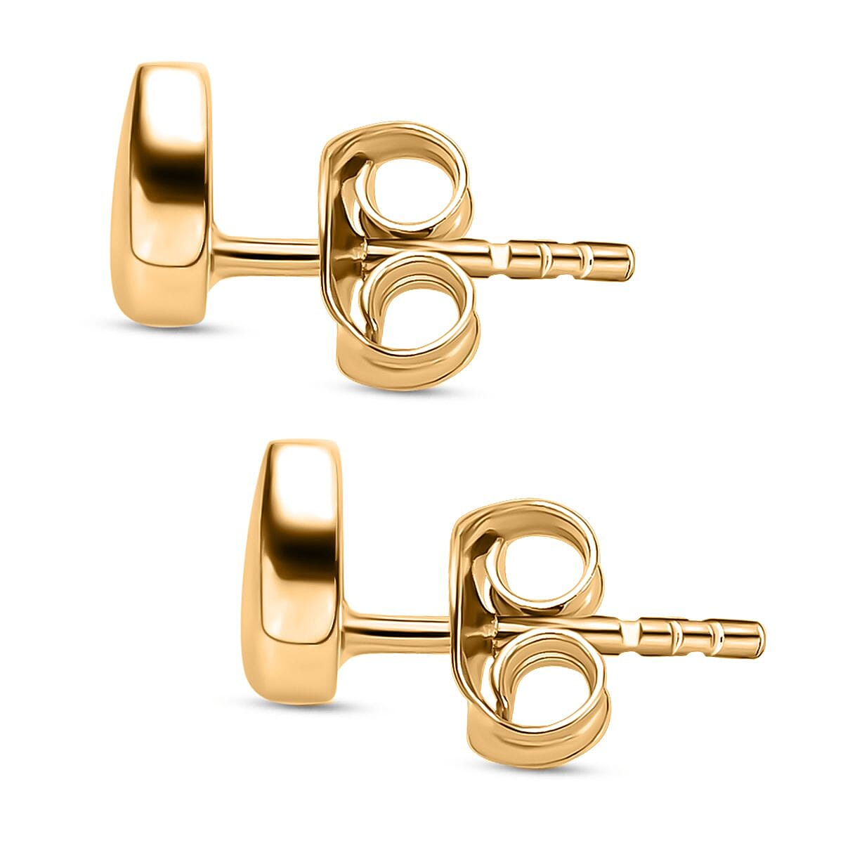 18K Vermeil Yellow Gold Plated Sterling Silver Moon Earrings