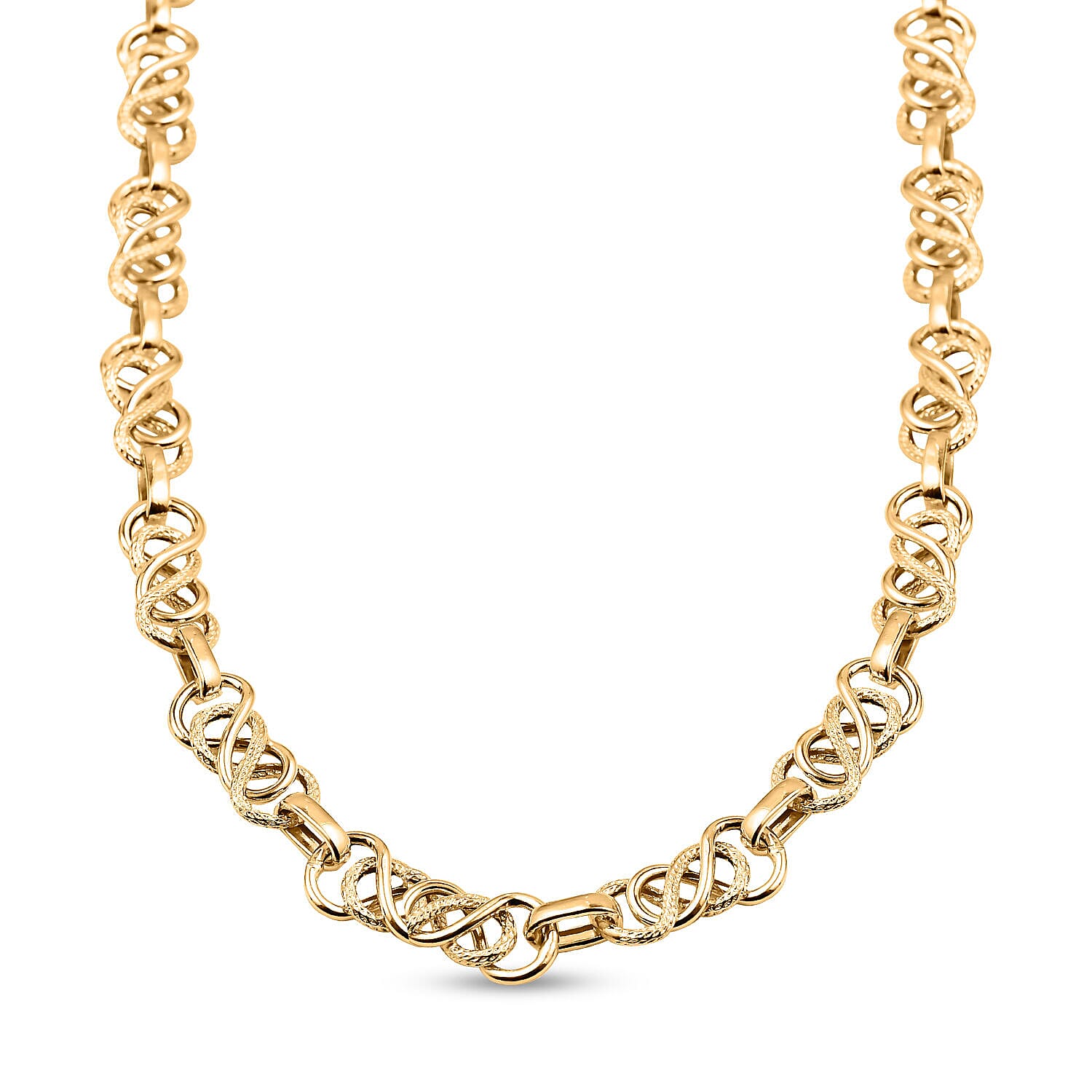 Italian Made - 9K Yellow Gold Celtic Necklace (Size - 20), Gold Wt. 10.00 Gms