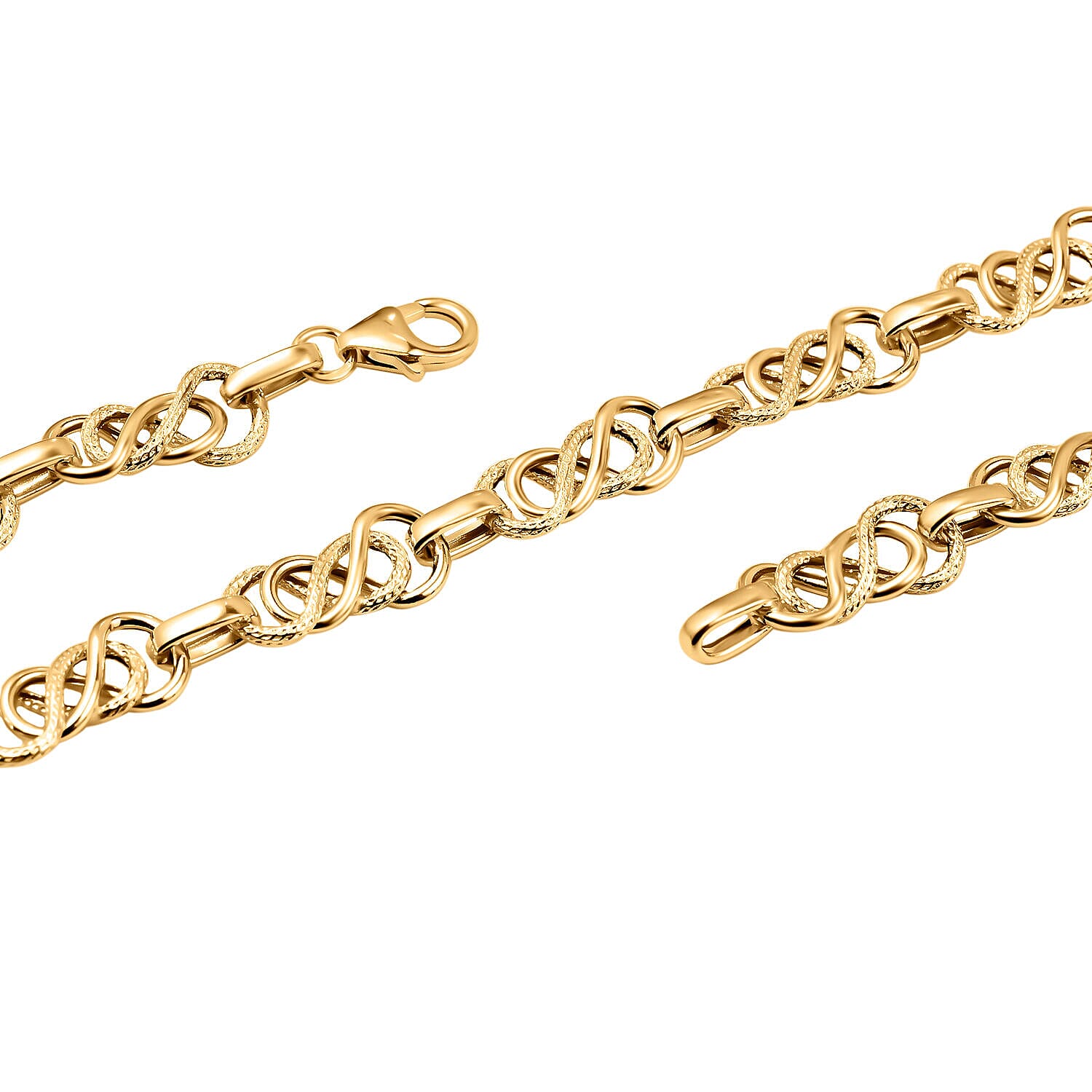 Italian Made - 9K Yellow Gold Celtic Necklace (Size - 20), Gold Wt. 10.00 Gms