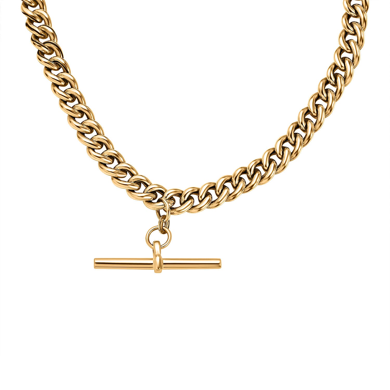Hatton Garden Close Out - 9K Yellow Gold Albert Necklace (Size - 20), Gold Wt. 26.30 Gms.