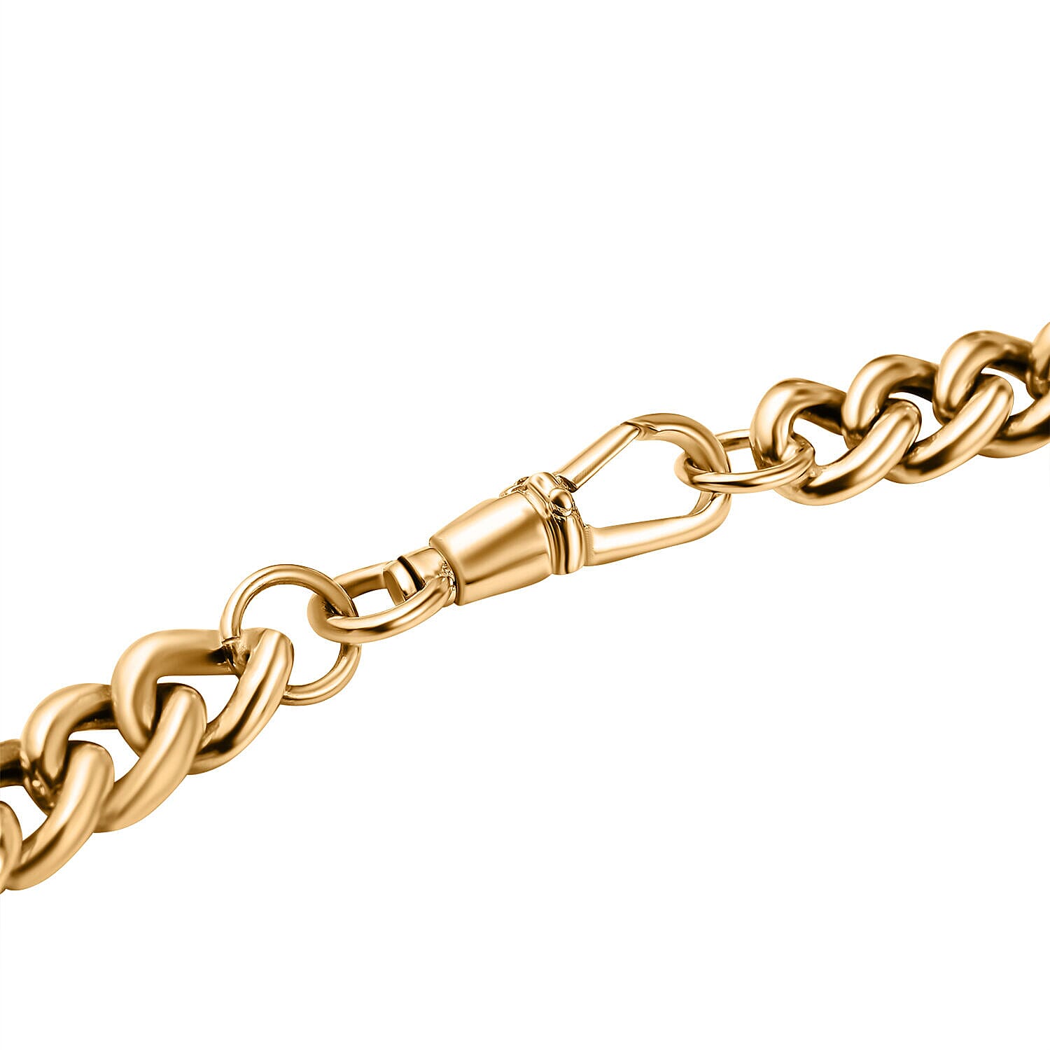 Hatton Garden Close Out - 9K Yellow Gold Albert Necklace (Size - 20), Gold Wt. 26.30 Gms.