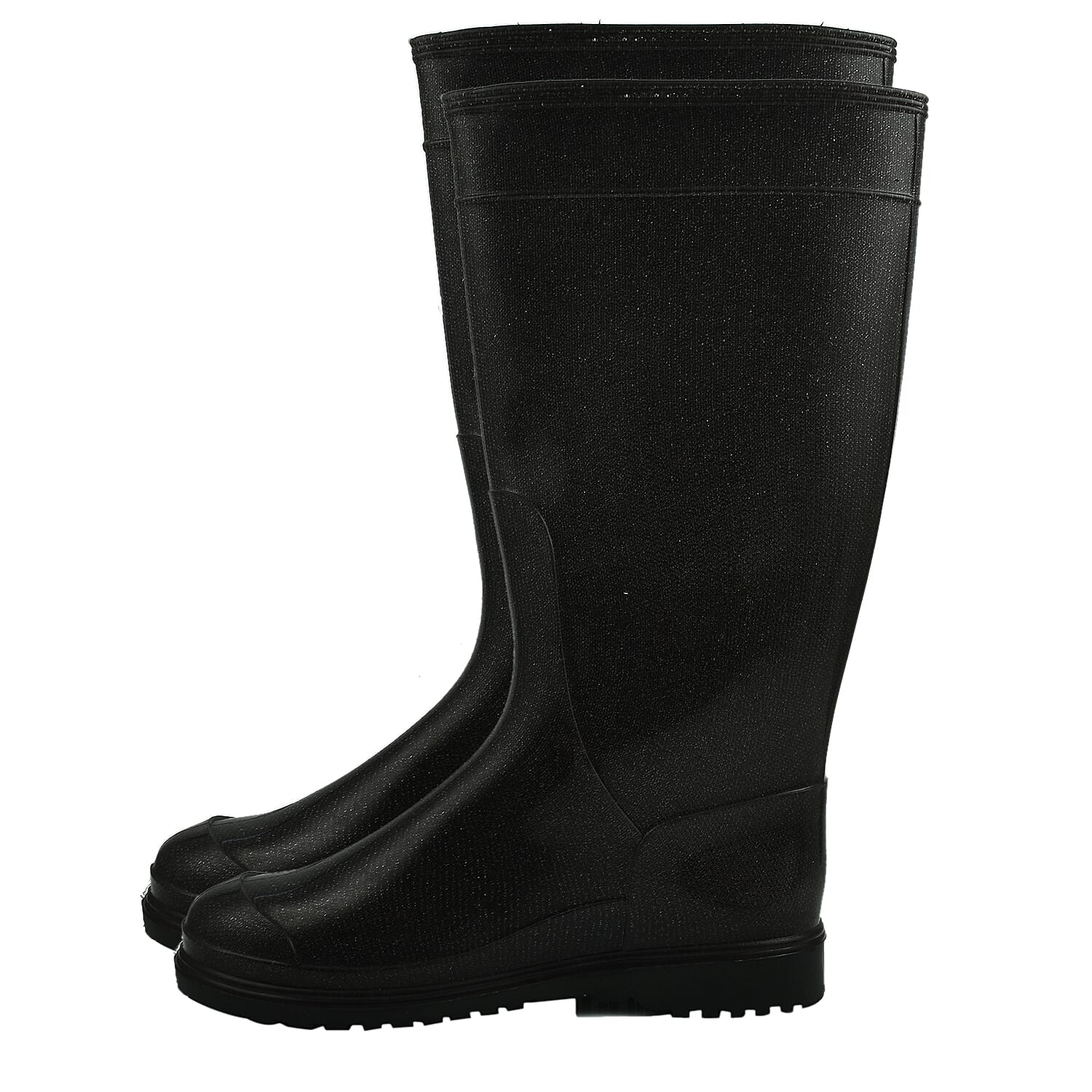 OLDCOM Accent Wellington Boots (Size 3-4) - Black