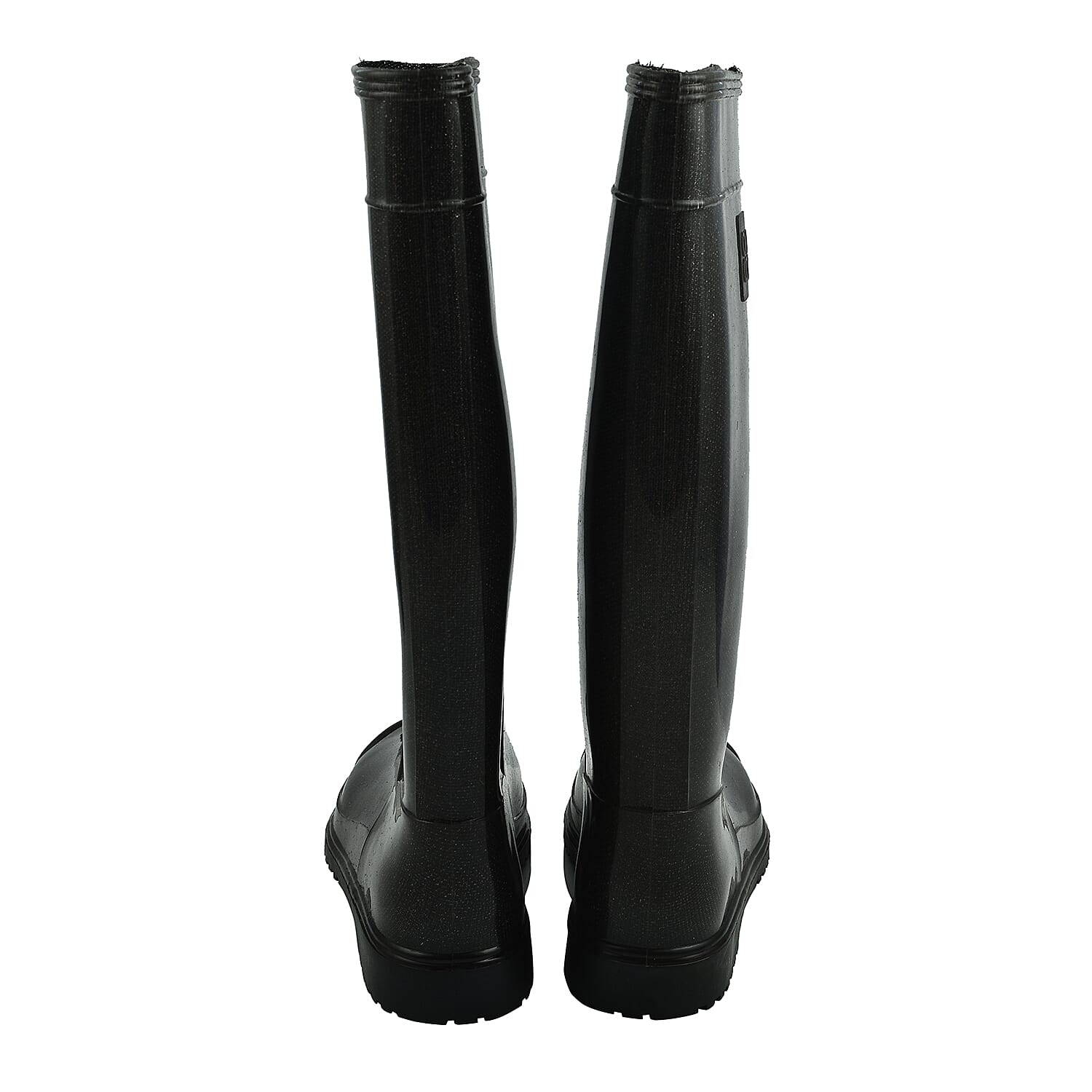 OLDCOM Accent Wellington Boots (Size 3-4) - Black