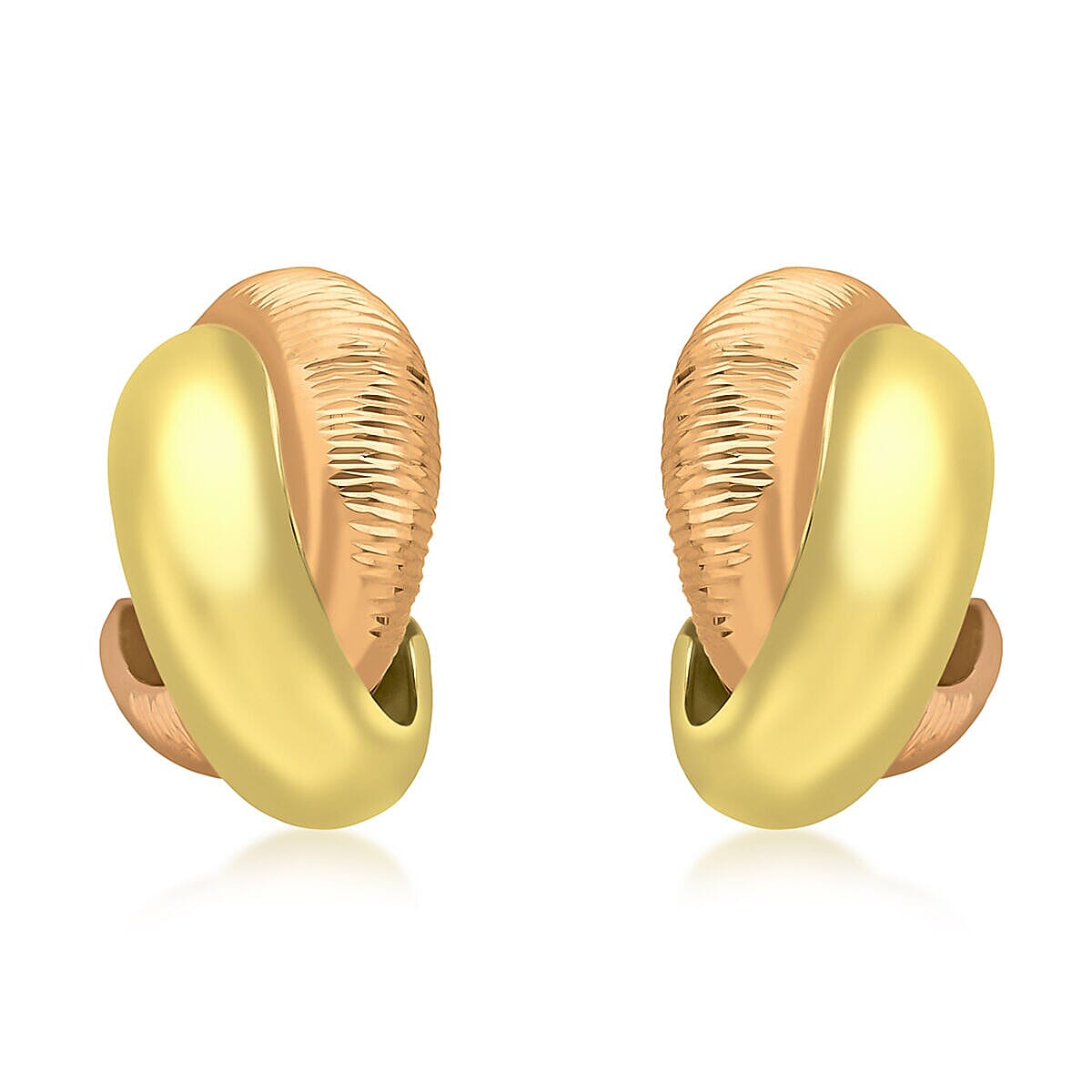 9K Yellow Gold  Earring,  Gold Wt. 3.4 Gms