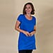 Tamsy Round Neck Sleep Shirt - Blue