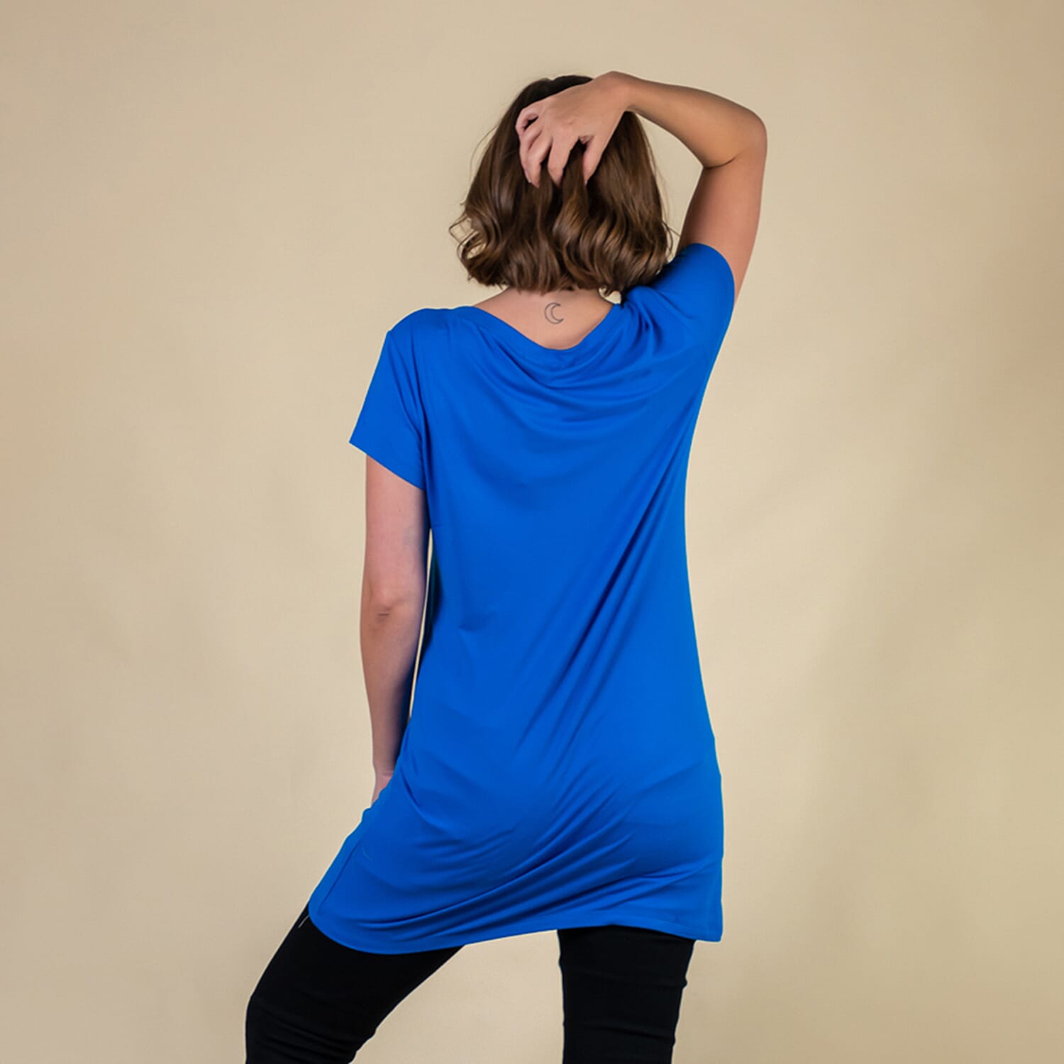 Tamsy Round Neck Tshirt (Size L,16-18) - Blue