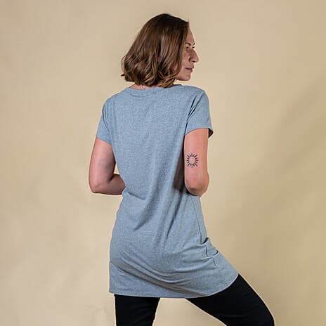 Tamsy Round Neck Tshirt (Size L,16-18) - Grey