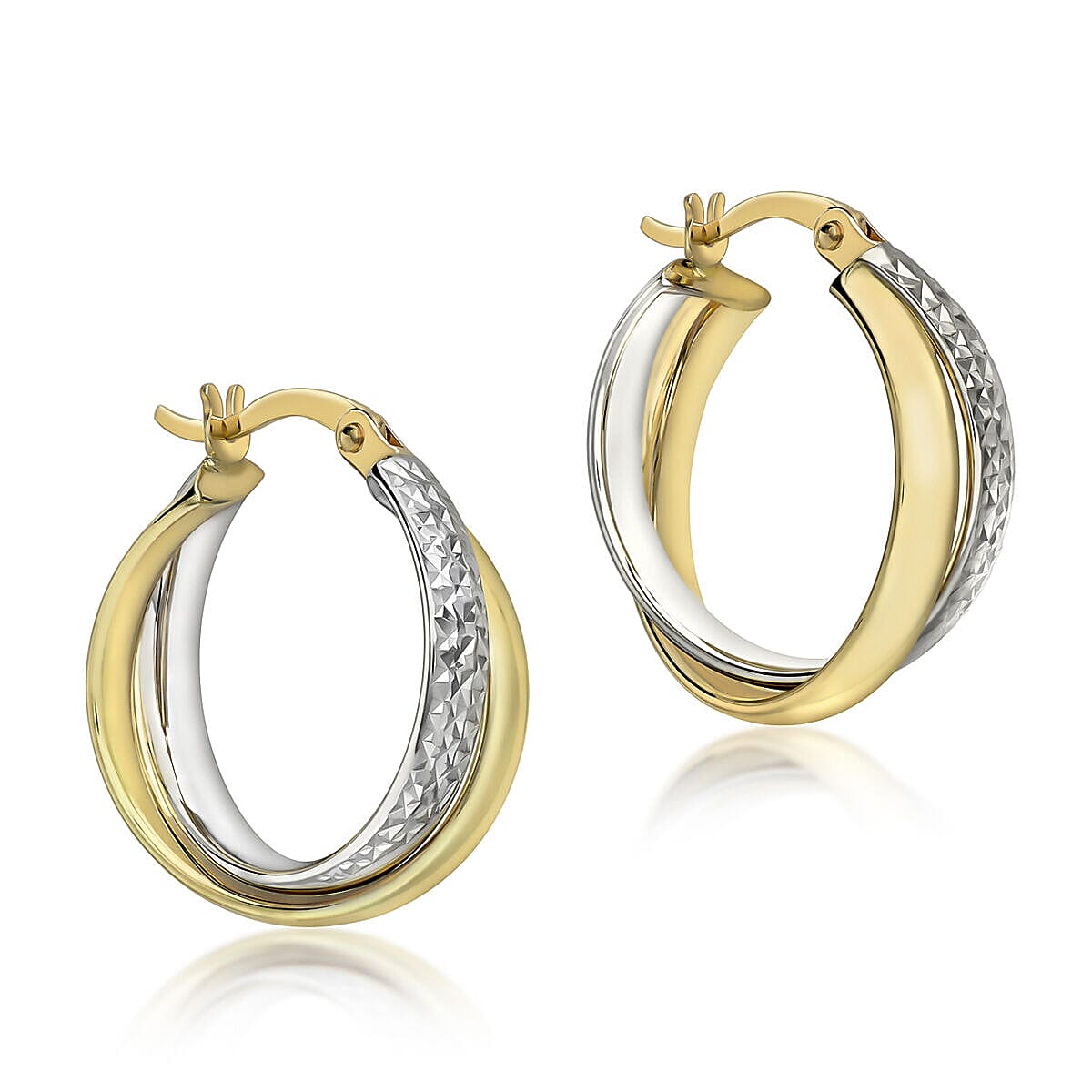 9K Yellow Gold  Earring,  Gold Wt. 2.5 Gms