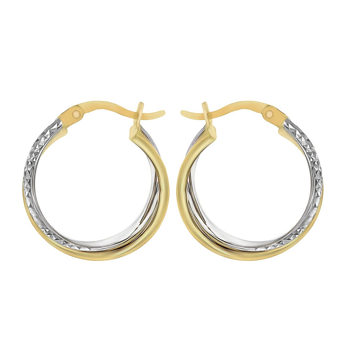 9K Yellow Gold  Earring,  Gold Wt. 2.5 Gms