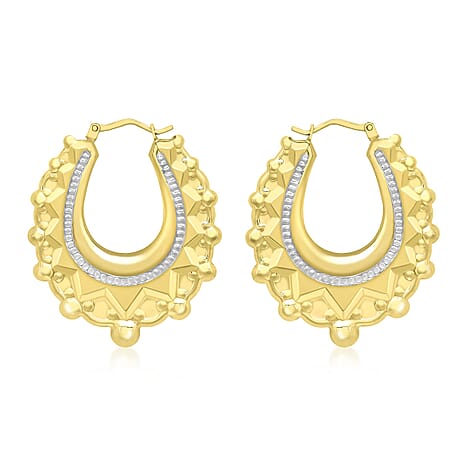 9K Yellow Gold  Earring,  Gold Wt. 2.9 Gms