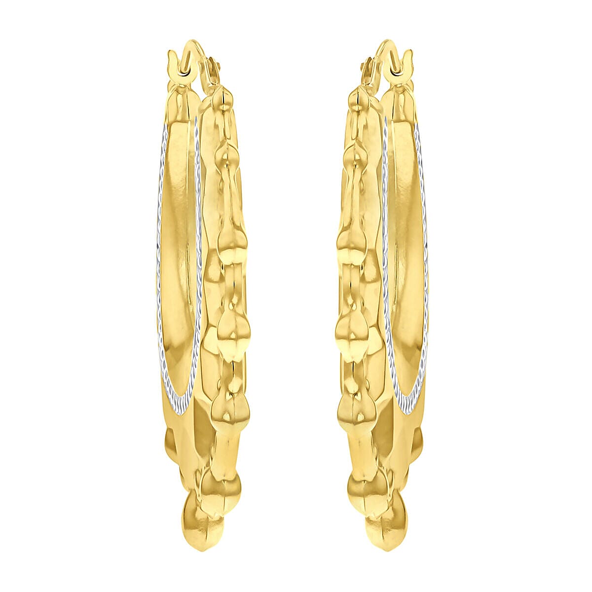 9K Yellow Gold  Earring,  Gold Wt. 2.9 Gms