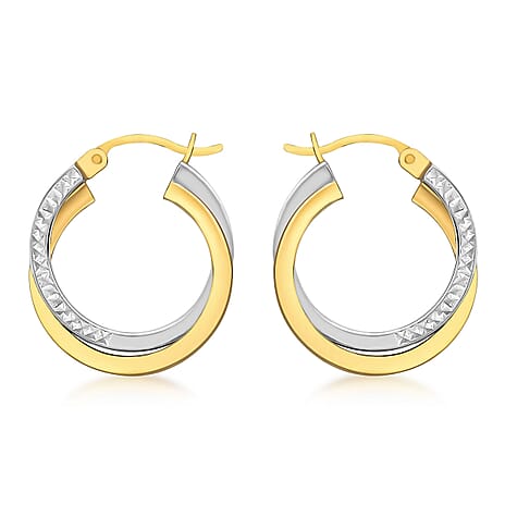 9K Yellow Gold  Earring,  Gold Wt. 2.3 Gms