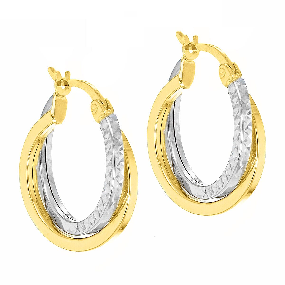 9K Yellow Gold  Earring,  Gold Wt. 2.3 Gms