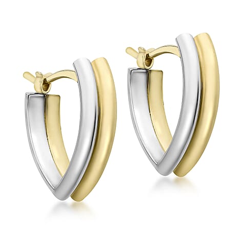 9K White Gold  Earring,  Gold Wt. 1.9 Gms