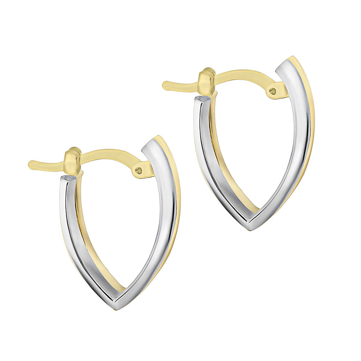 9K White Gold  Earring,  Gold Wt. 1.9 Gms