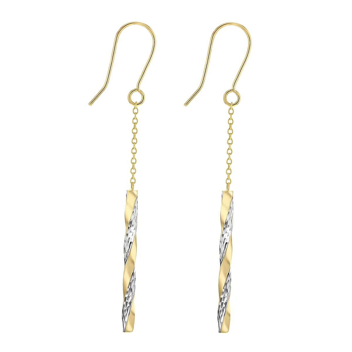 9K Yellow Gold  Earring,  Gold Wt. 1.4 Gms